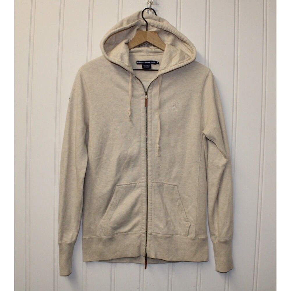 Vintage‎ Polo Ralph Lauren Golf “Harvard” Zip Hoodie Y2K RARE Preppy Size M